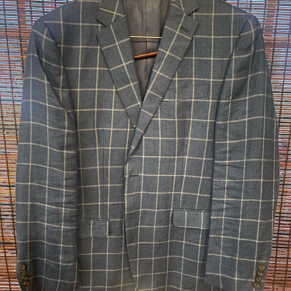 Lauren by Ralph Lauren 42L Windowpane Sport Jacket